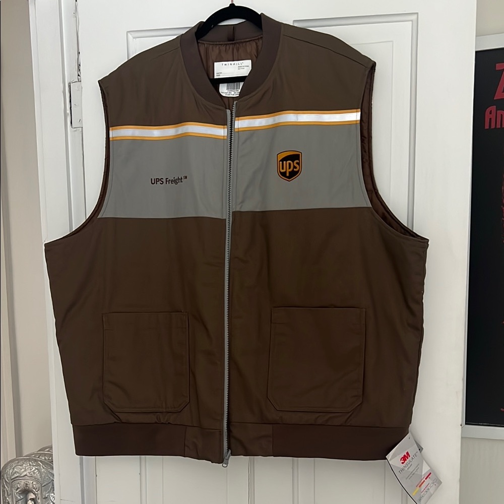 3M Thinsulate Brown and Gray Utility Vest